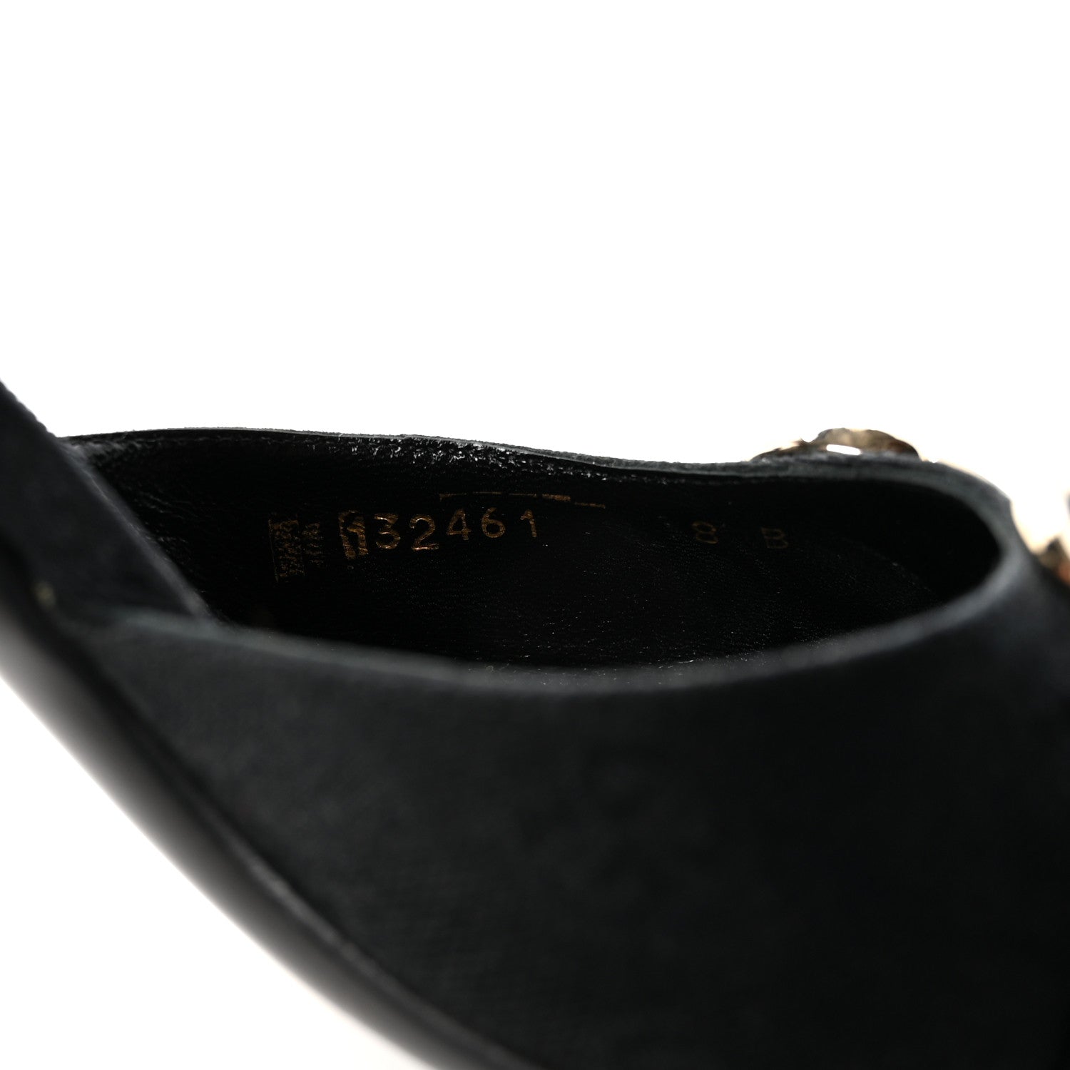 Gucci Monogram Niagara Lux Horsebit Sandals 8 Black 9 of 10