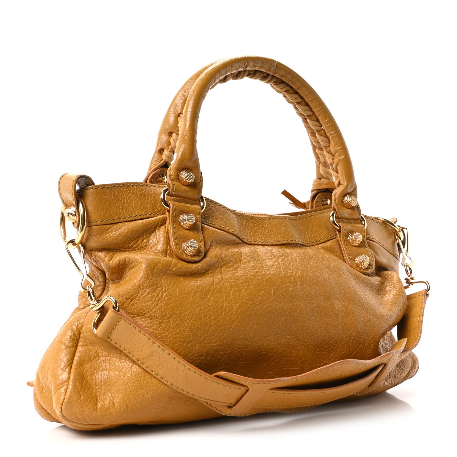 Balenciaga Agneau Giant 12 Gold Hardware First Jaune Moutarde 3 of 10