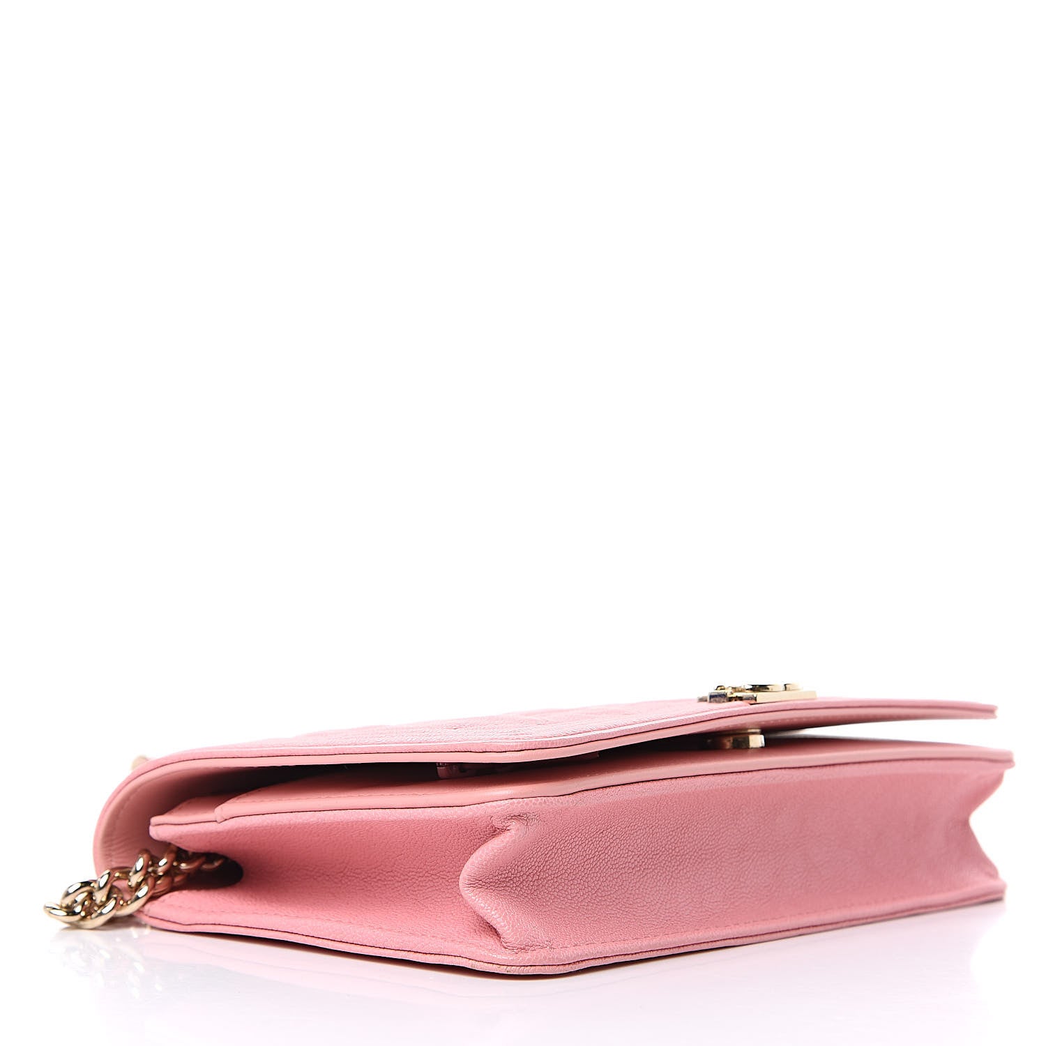 Chanel Caviar Quilted Boy Wallet On Chain WOC Light Pink 4 of 11