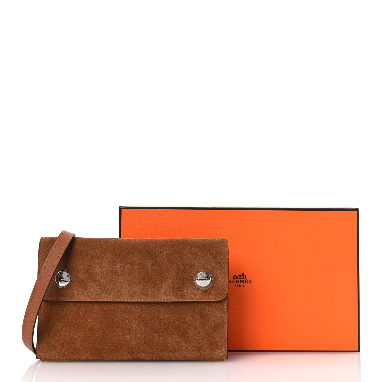 Hermes Veau Grizzly Swift Hermesnap Wallet Sesame 13 of 13