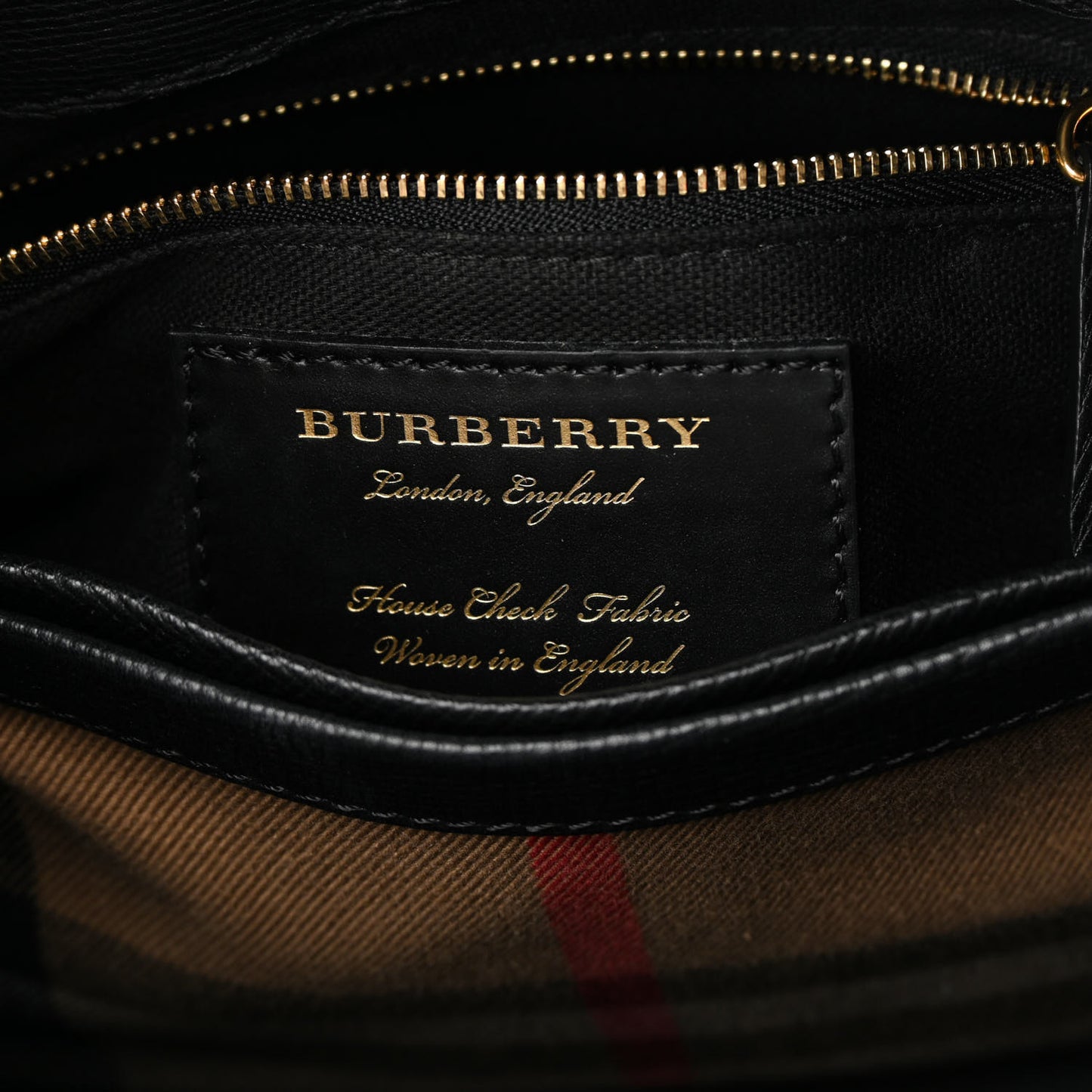 Derby Calfskin House Check Small Camberley Black