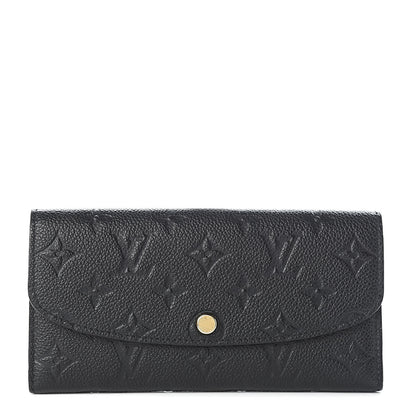 Louis Vuitton Empreinte Emilie Wallet Black Dune 1 of 7