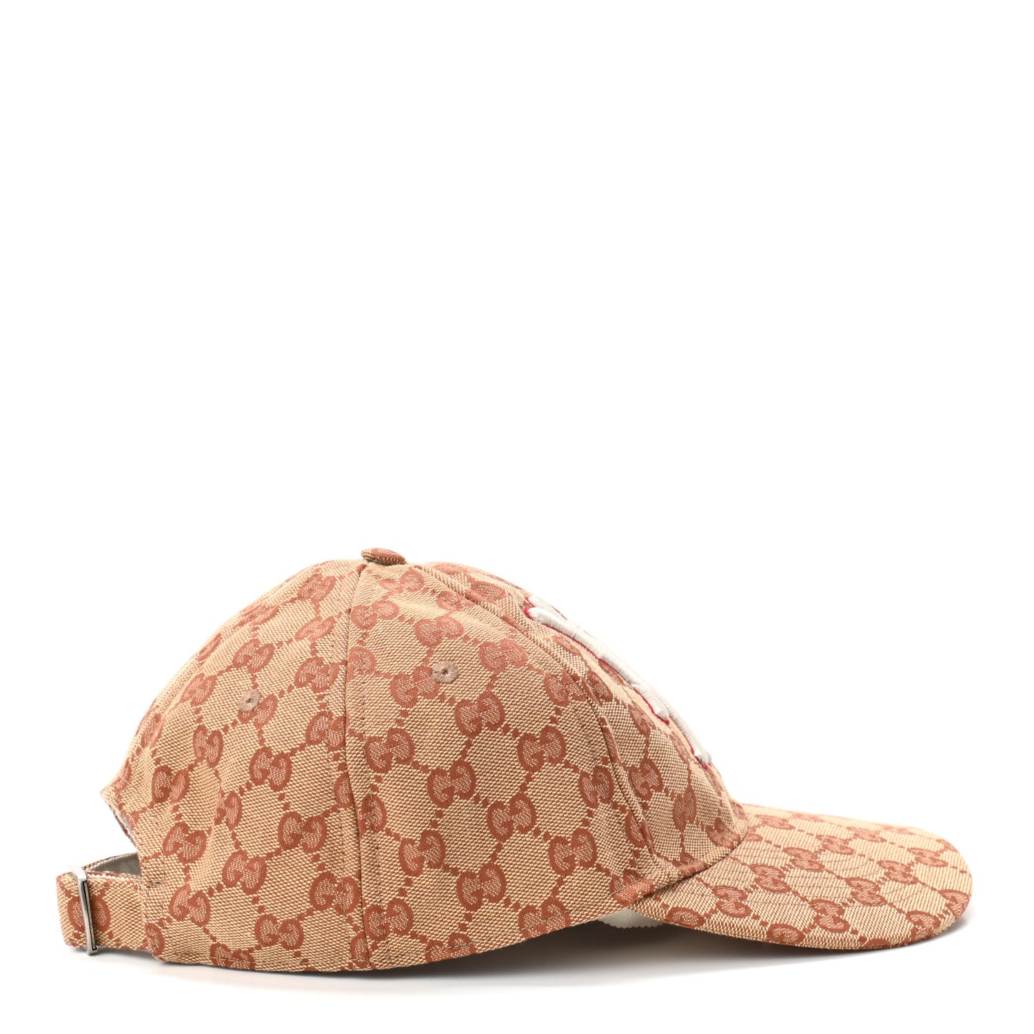 Gucci X MLB Monogram LA Dodgers Baseball Hat 57-61 Beige Ruggine 5 of 9