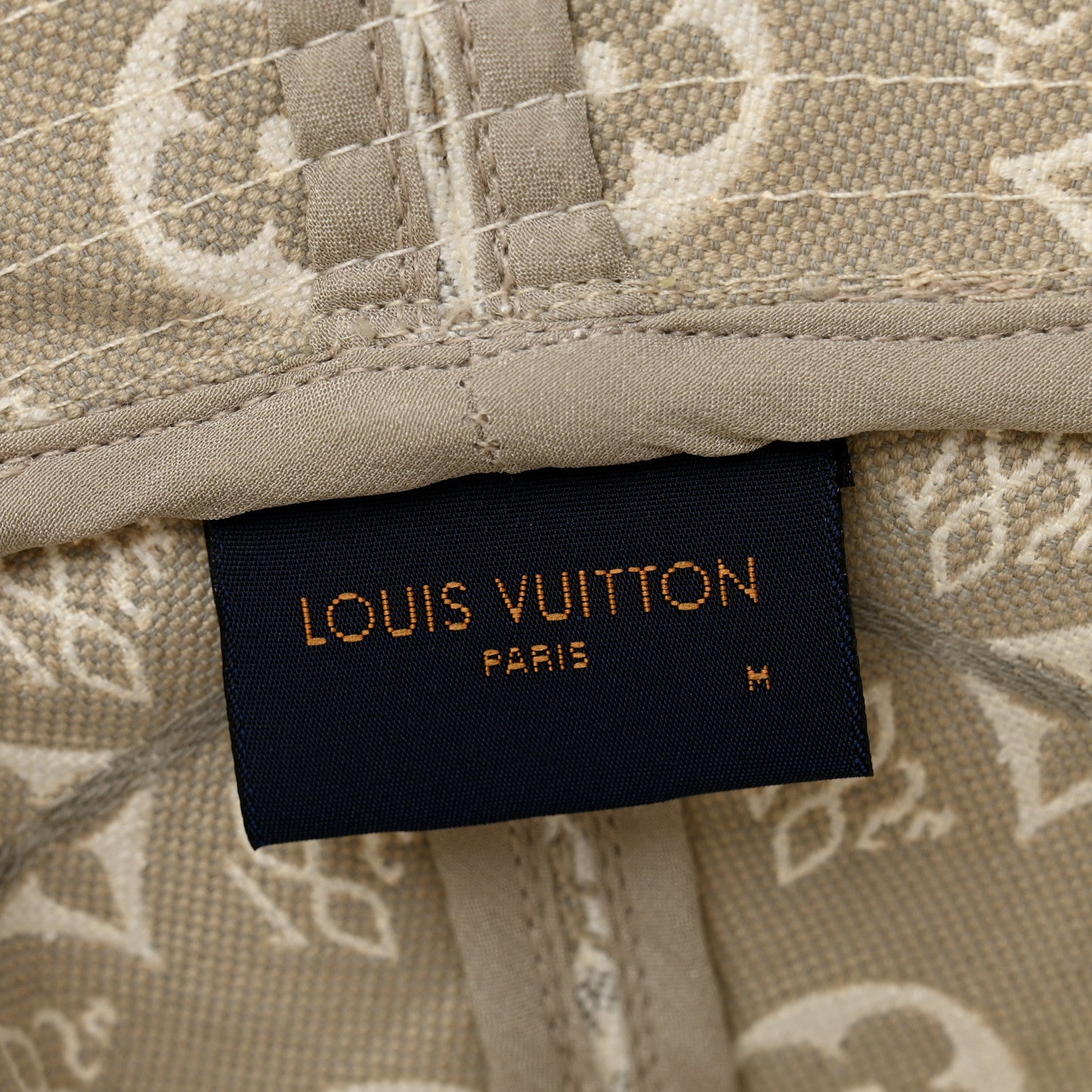 Louis Vuitton Jacquard Since 1854 Bucket Hat M Beige 8 of 10
