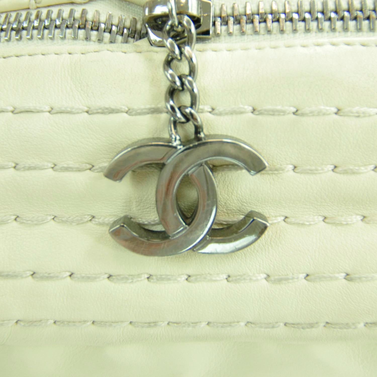 Chanel Lambskin Expandable Stitched Tote Beige 7 of 11
