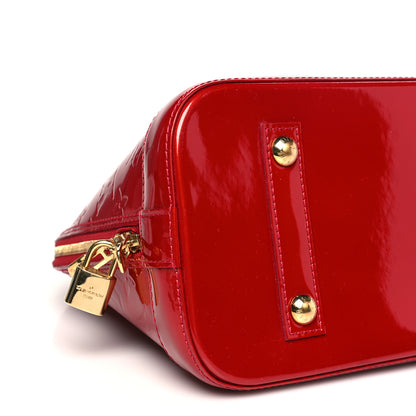 Louis Vuitton Vernis Alma PM Pomme D'Amour 8 of 10