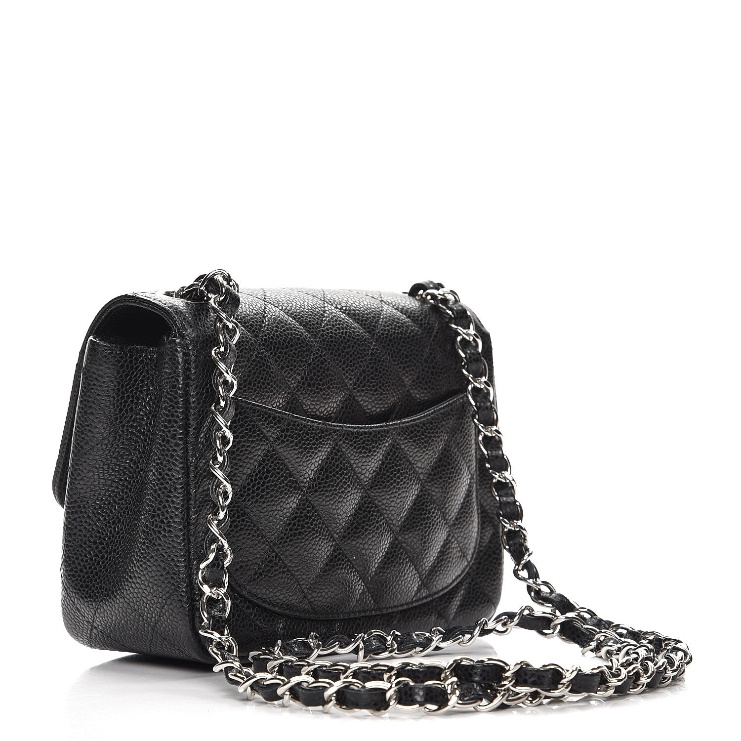 Chanel Caviar Quilted Mini Square Flap Black 3 of 8