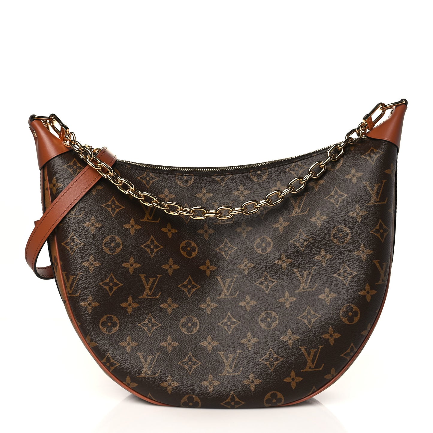 Reverse Monogram Loop Hobo