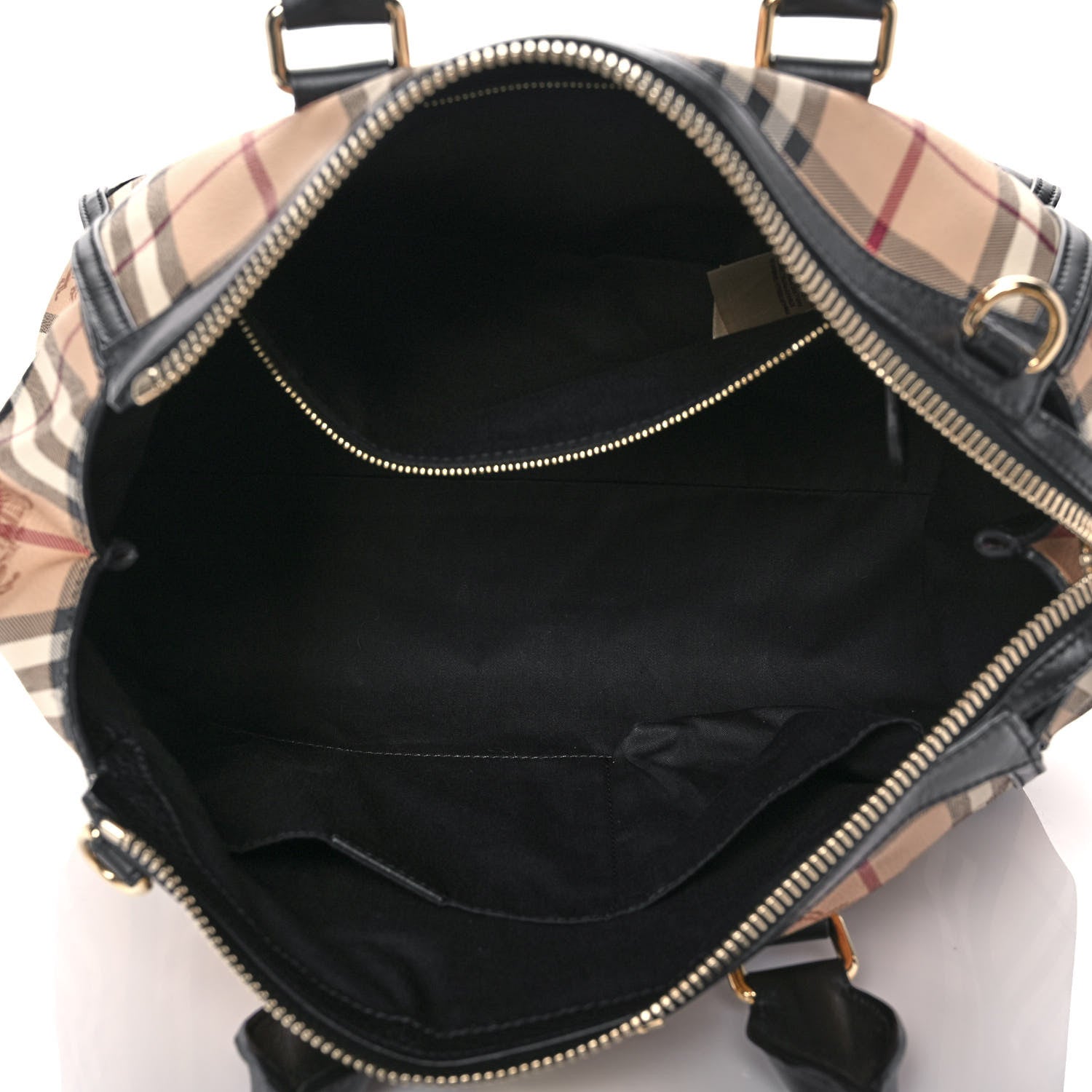 Burberry Haymarket Check Small Gladstone Black 5 of 10