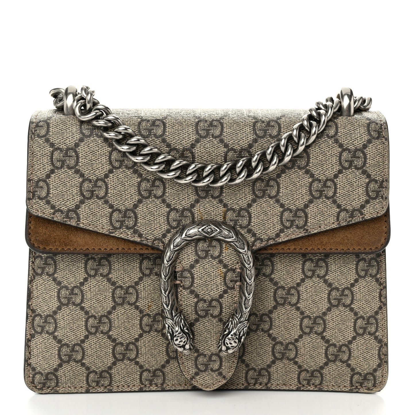 GG Supreme Monogram Mini Dionysus Shoulder Bag Taupe