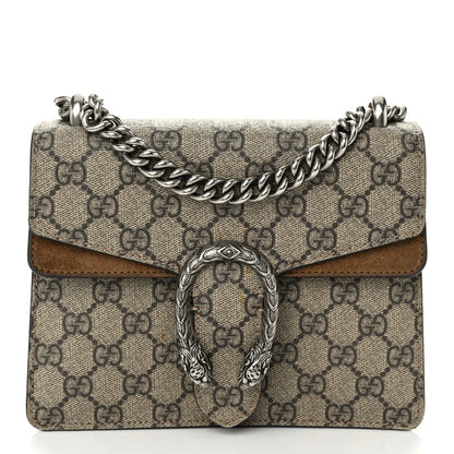 Gucci GG Supreme Monogram Mini Dionysus Shoulder Bag Taupe 1 of 10
