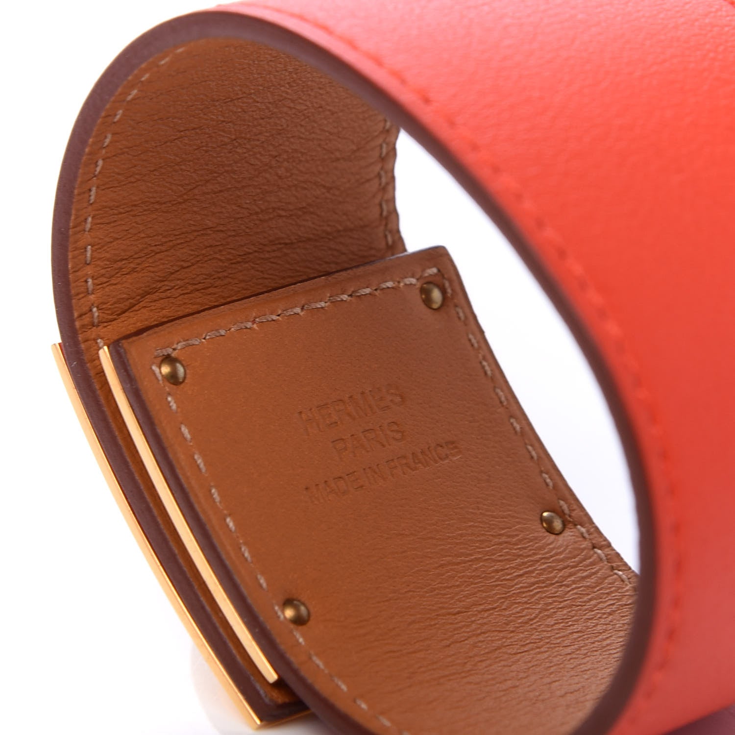 Hermes Swift Kelly Dog Bracelet Capucine 4 of 6