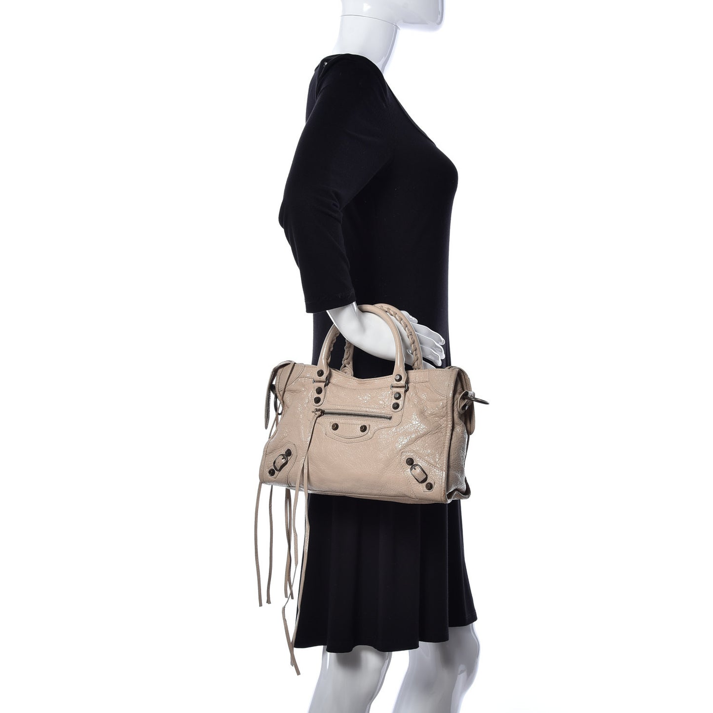 Agneau Classic Hardware S City Beige Praline