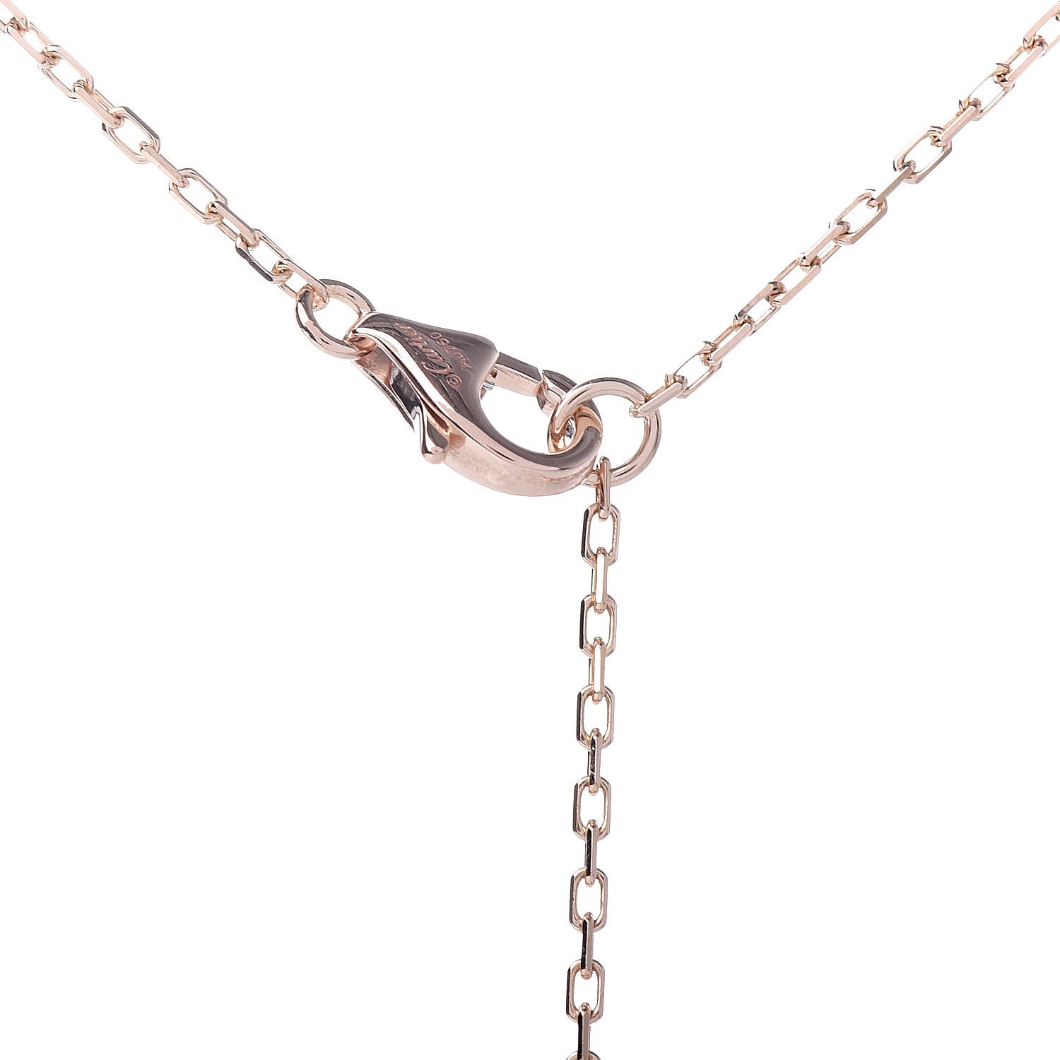 Cartier 18K Pink Gold Pink Sapphire D'Amour Pendant Necklace 5 of 7