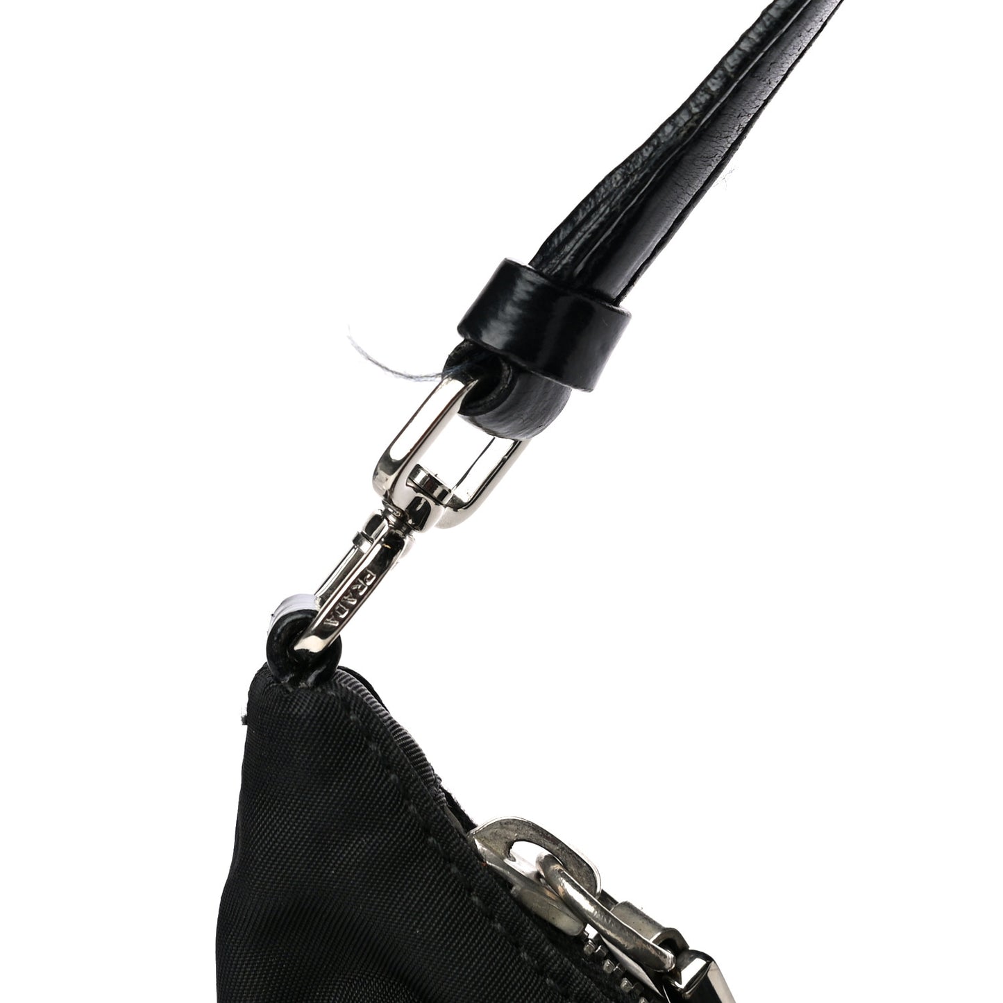 Tessuto Nylon Pochette Bag Black