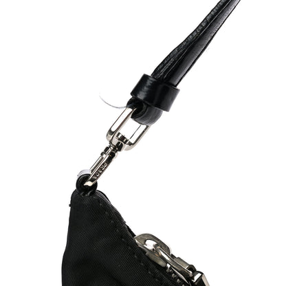 Prada Tessuto Nylon Pochette Bag Black 15 of 20