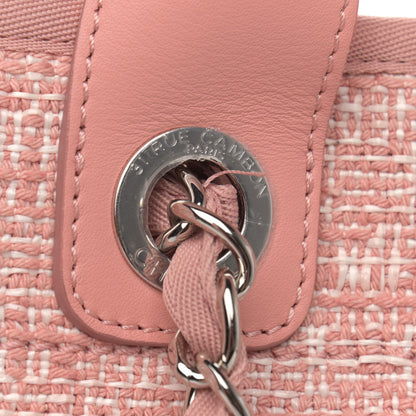 Chanel Canvas Medium Deauville Tote Pink 11 of 12