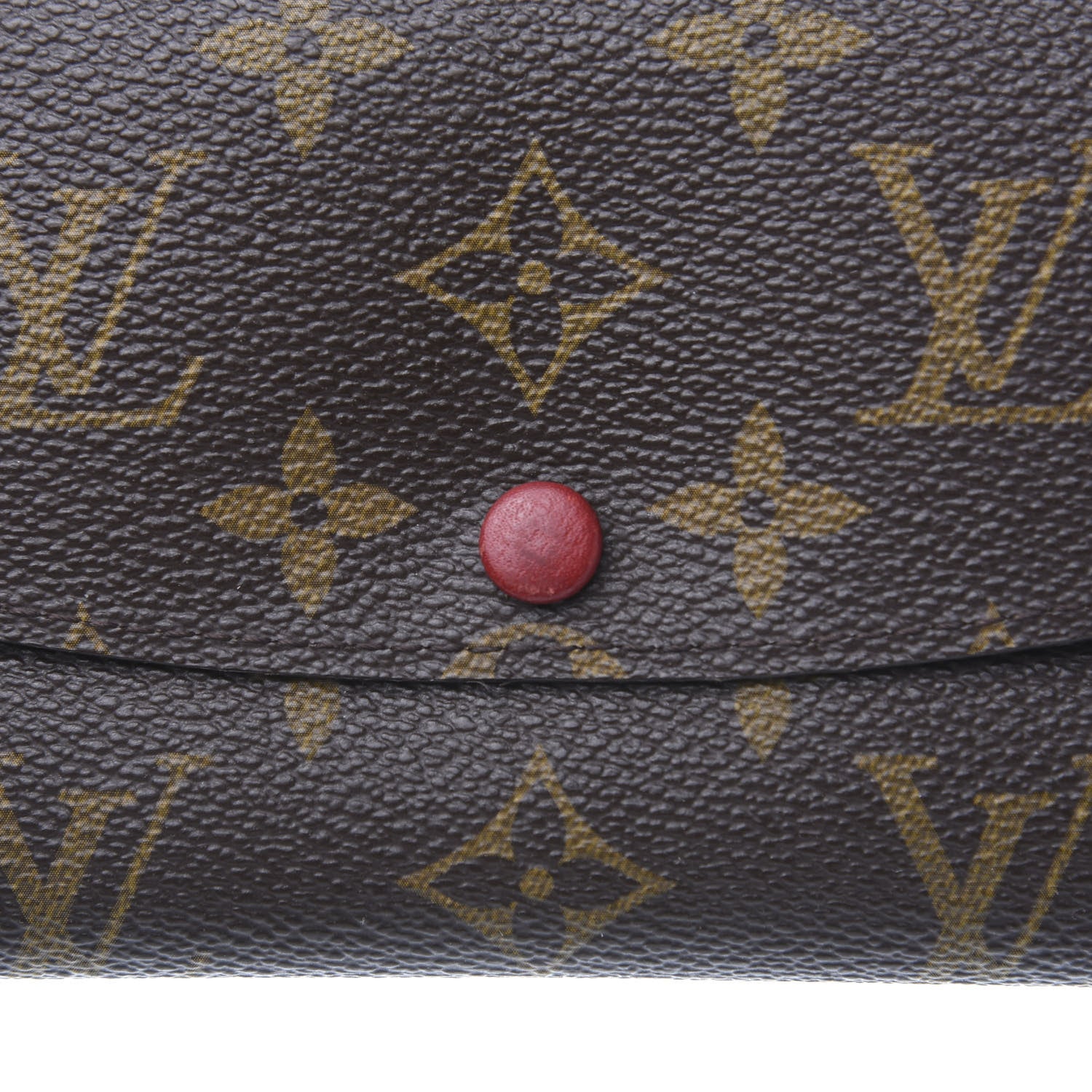 Louis Vuitton Monogram Emilie Wallet Red 9 of 11