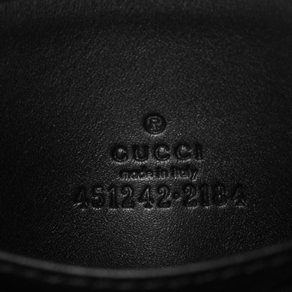 Gucci GG Supreme Monogram Zip Around Card Case Black 6 of 6