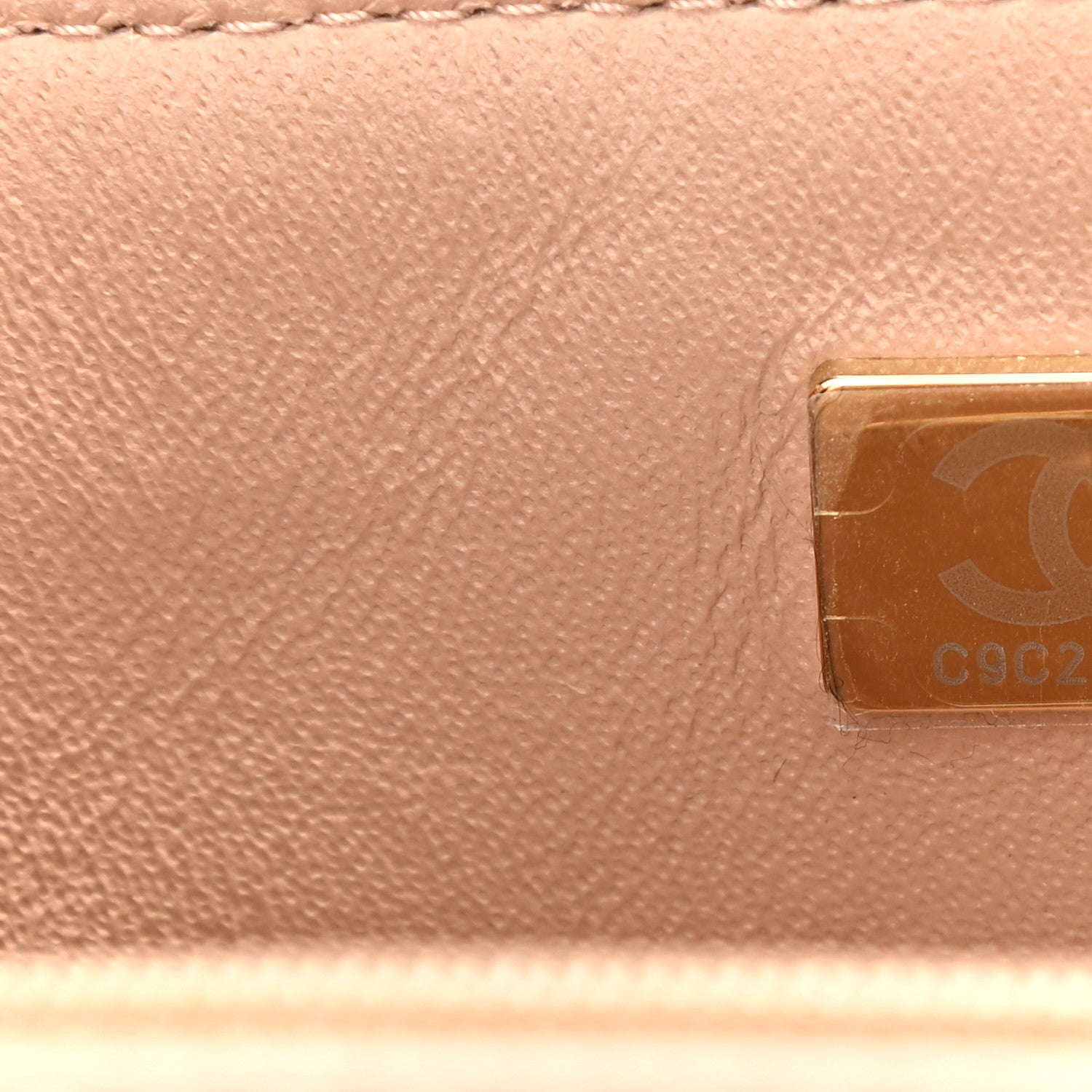 Chanel Lambskin Quilted Mini Rectangular Flap Beige 7 of 10