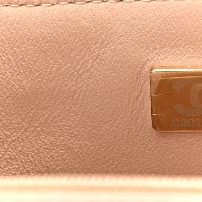 Chanel Lambskin Quilted Mini Rectangular Flap Beige 7 of 10