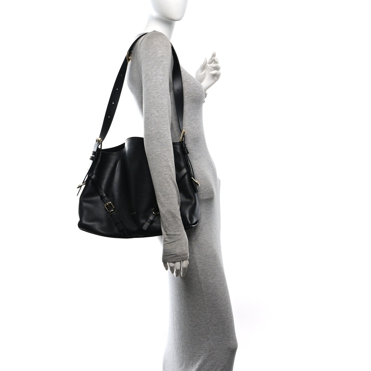 Givenchy Calfskin Medium Voyou Bag Black 2 of 10