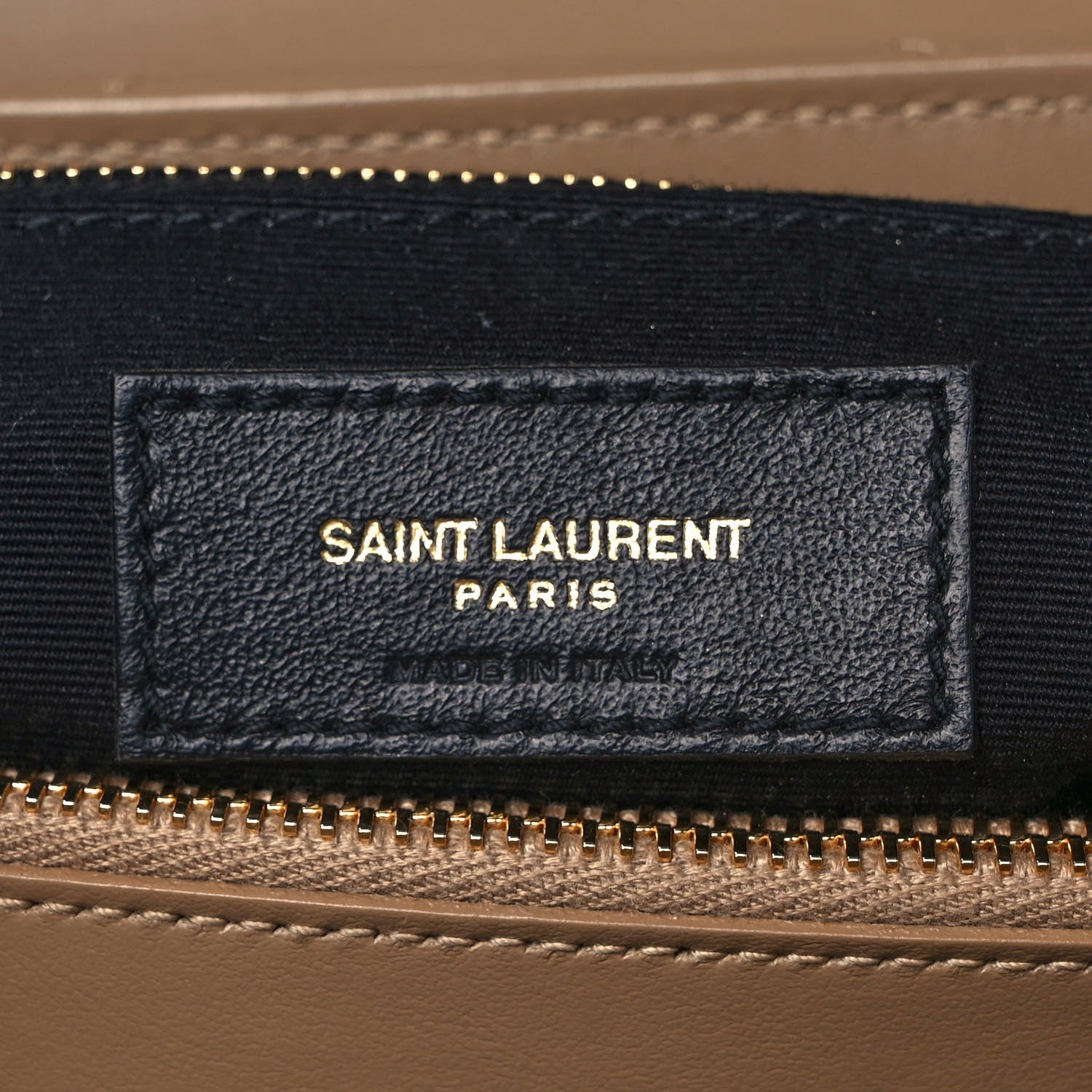 Saint Laurent Calfskin Y Quilted Monogram Medium Loulou Chain Satchel Dark Beige 6 of 12