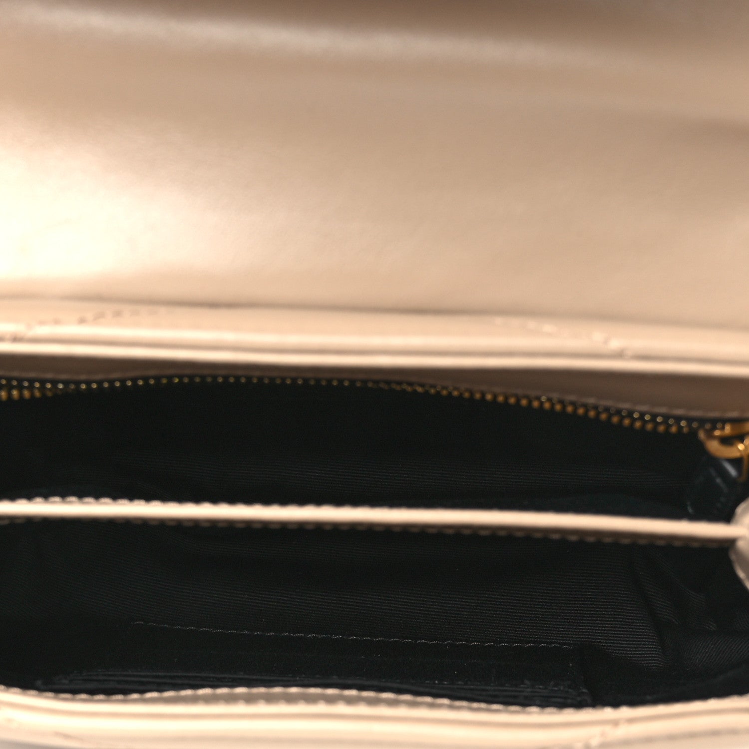 Saint Laurent Calfskin Y Quilted Monogram Toy Loulou Crossbody Bag Dark Beige Dark Beige 5 of 10