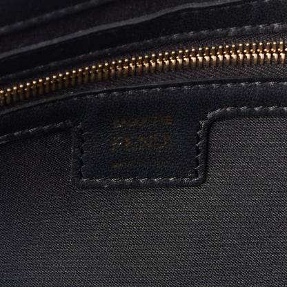 Fendi Nappa FF 1974 Embossed Large Baguette Black 8 of 8