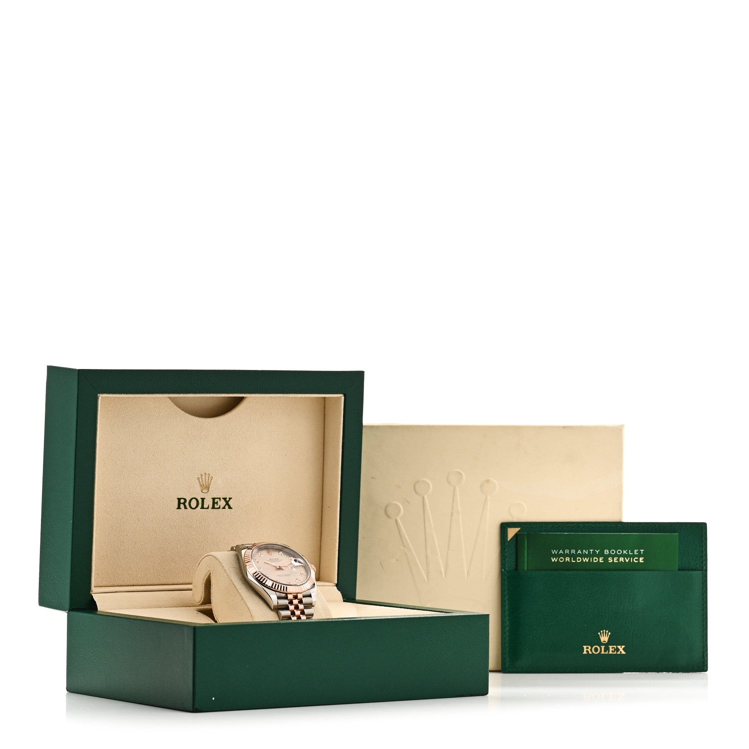 Rolex Stainless Steel 18K Everose Gold Diamond 41mm Oyster Perpetual Datejust Watch Sundust 126331 5 of 5