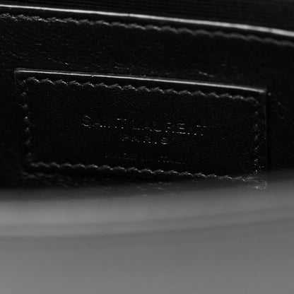 Saint Laurent Grain De Poudre Small Monogram Monochrome Kate Satchel Black 6 of 10