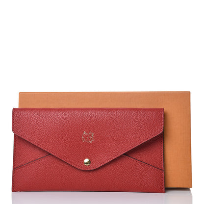 Louis Vuitton Veau Cachemire Chinese New Year Pig Envelope Pouch Red 9 of 9