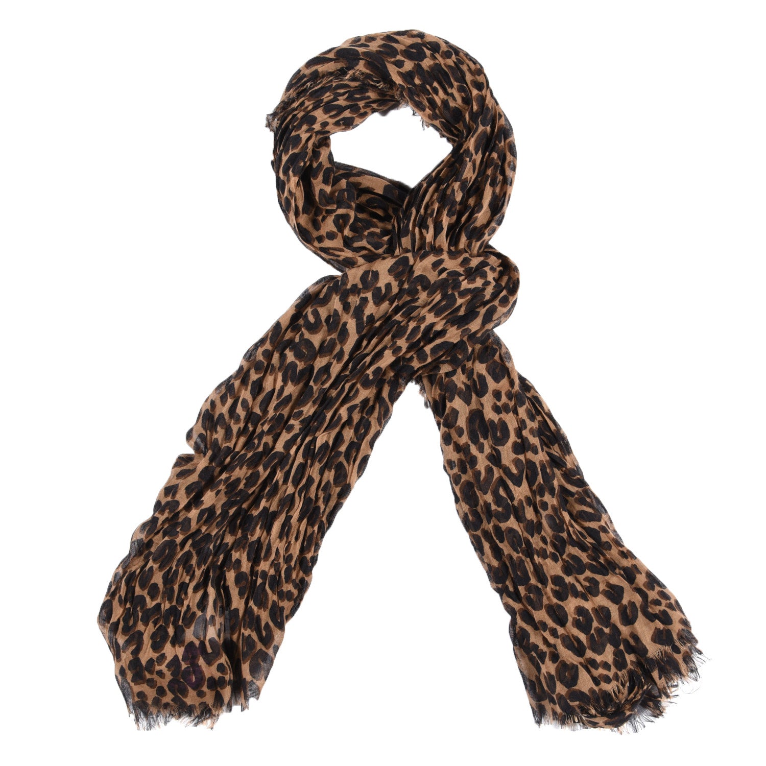 Louis Vuitton Cashmere Silk Leopard Etole Stole Marron 1 of 4