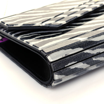 Jimmy Choo Acrylic Zebra Candy Clutch 8 of 12