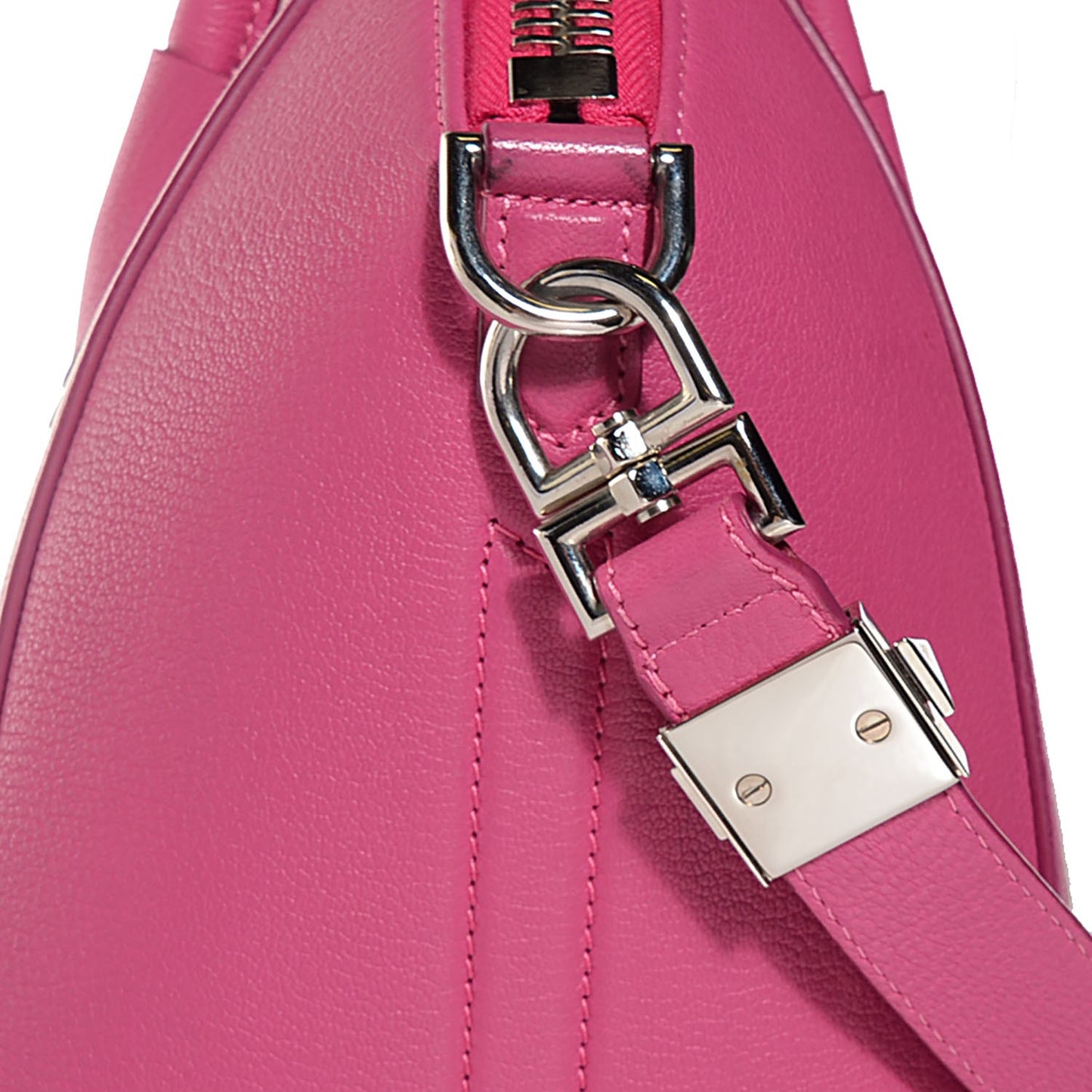 Sugar Goatskin Small Antigona Fuchsia