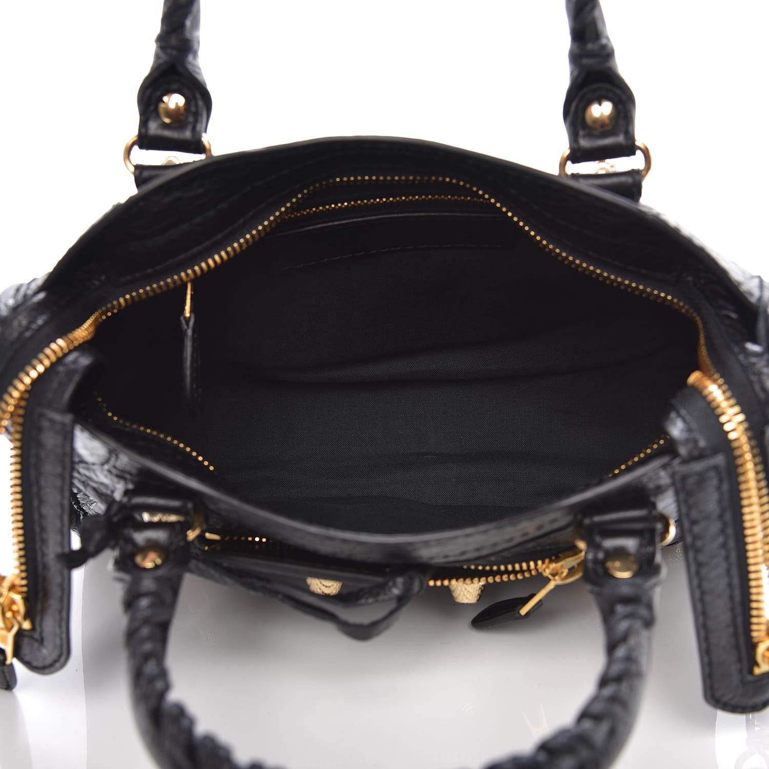 Balenciaga Agneau Giant 12 Gold Hardware Mini City Black 5 of 9