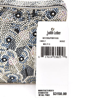 Judith Leiber Swarovski Crystal Minaudière Deco Clutch Black 19 of 20