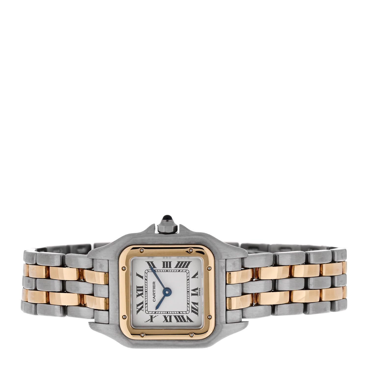 Cartier Stainless Steel 18K Yellow Gold 22mm Panthere Quartz Watch 2 of 5