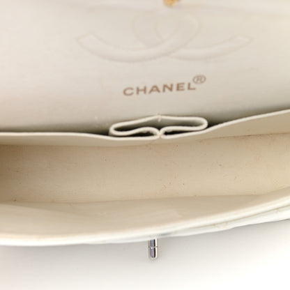 Chanel Caviar Quilted Medium Double Flap White 5 of 11