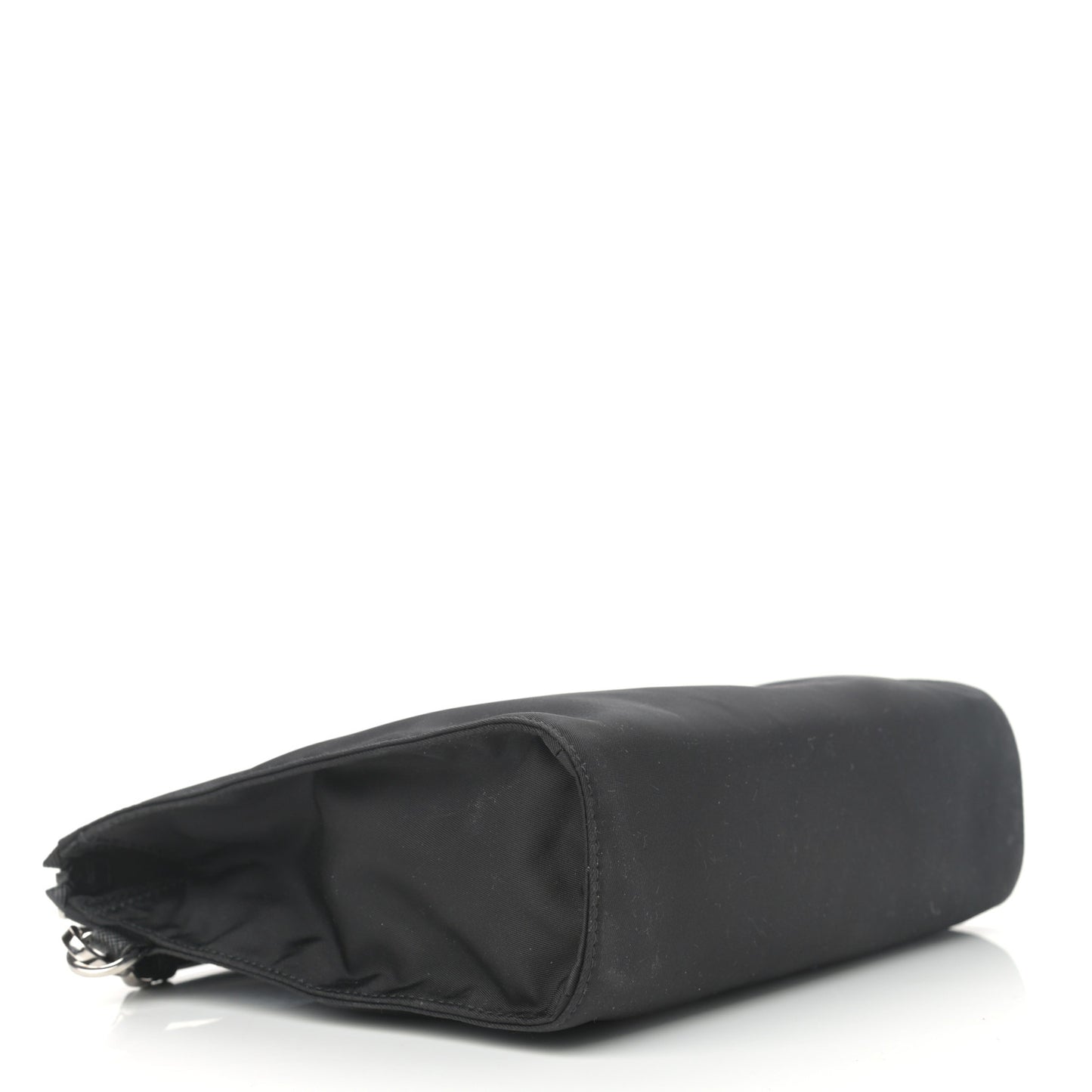 Tessuto Nylon Saffiano Wristlet Black