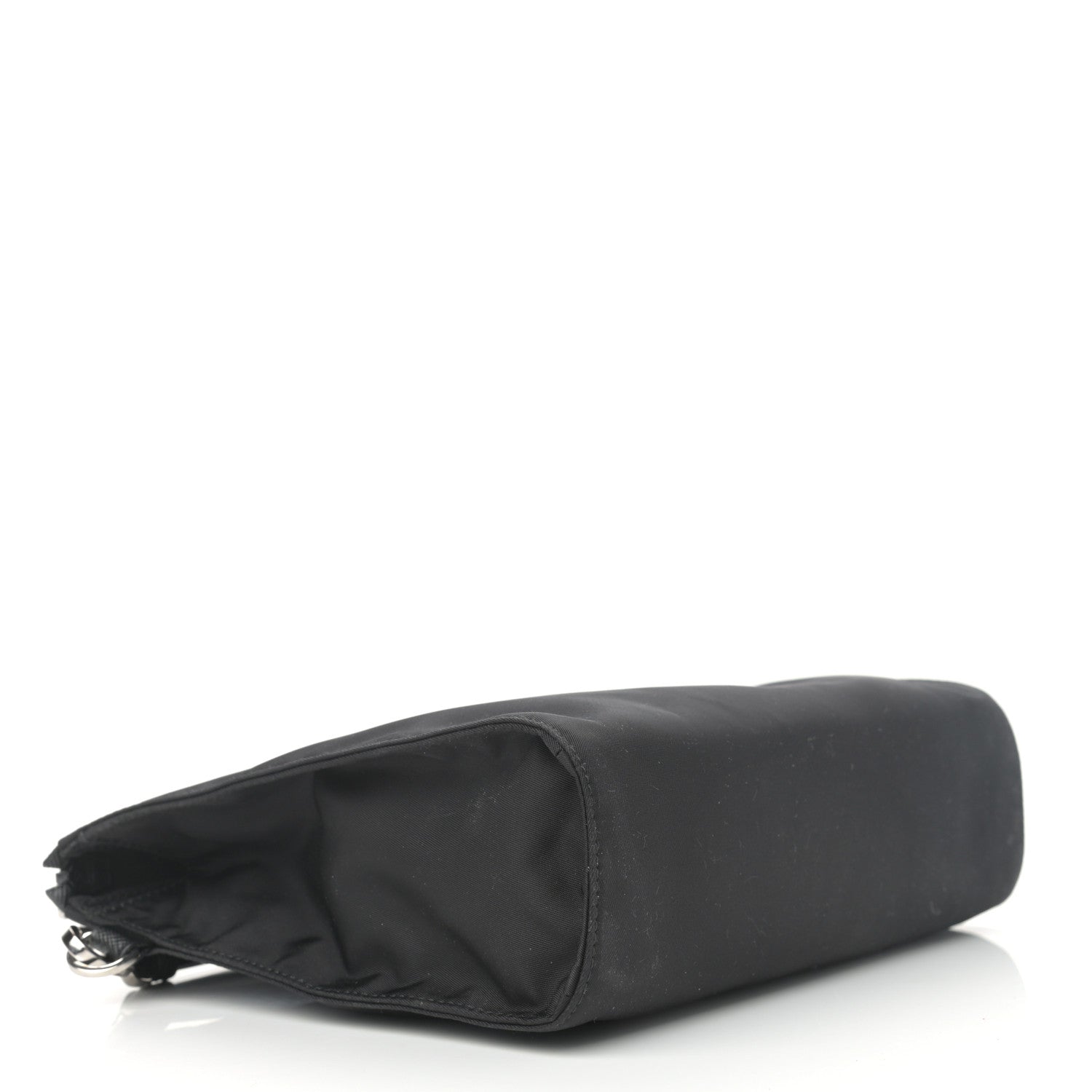 Prada Tessuto Nylon Saffiano Wristlet Black 4 of 8