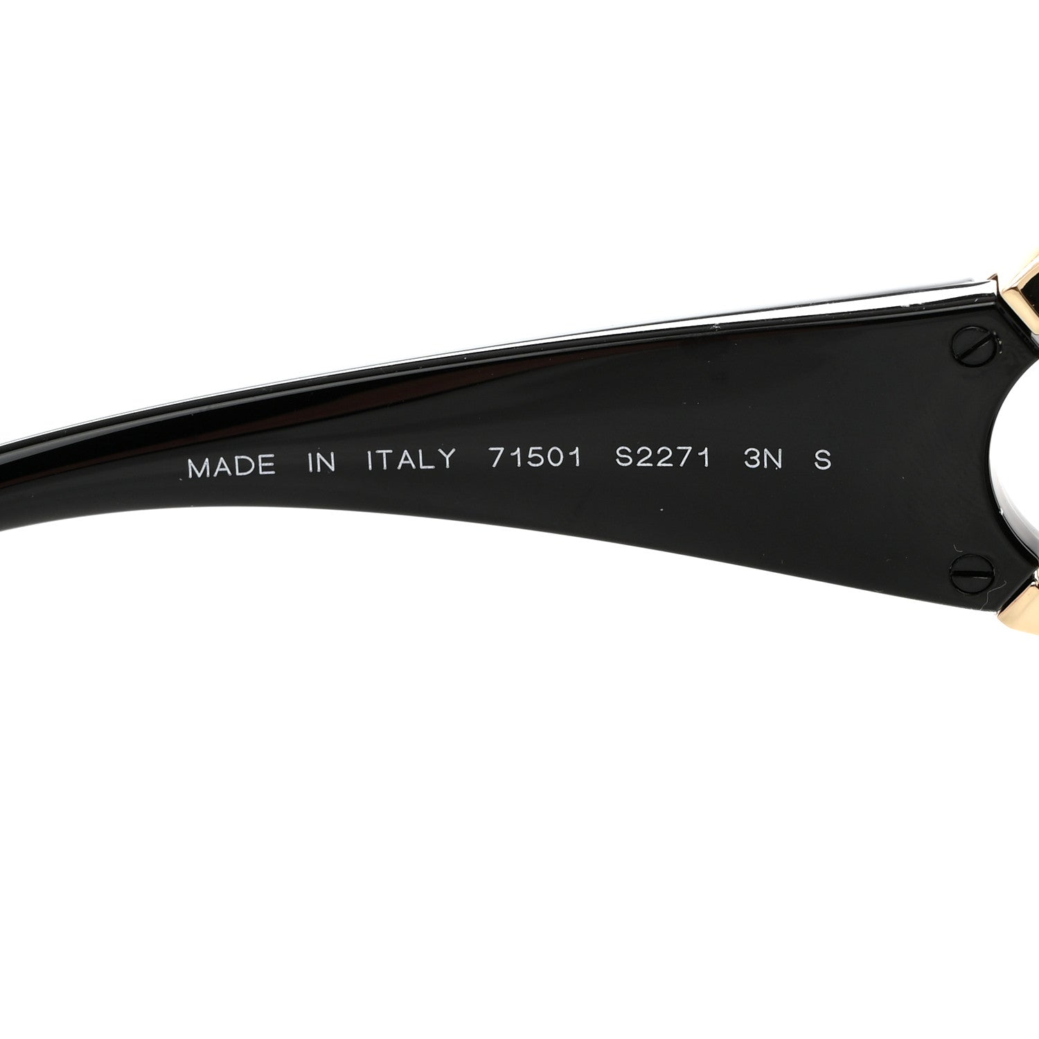 Chanel Acetate Pearl CC Square Sunglasses 71501-A Black 5 of 8