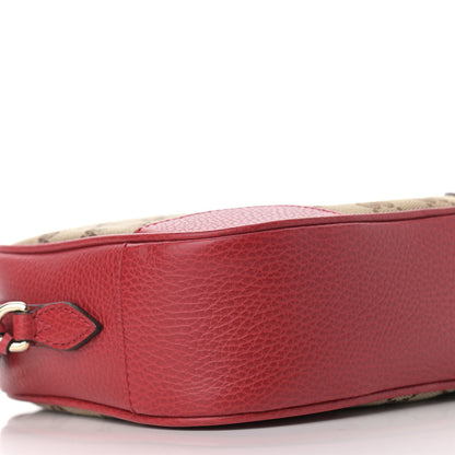 Gucci Monogram Mini Bree Messenger Bag Red 8 of 9