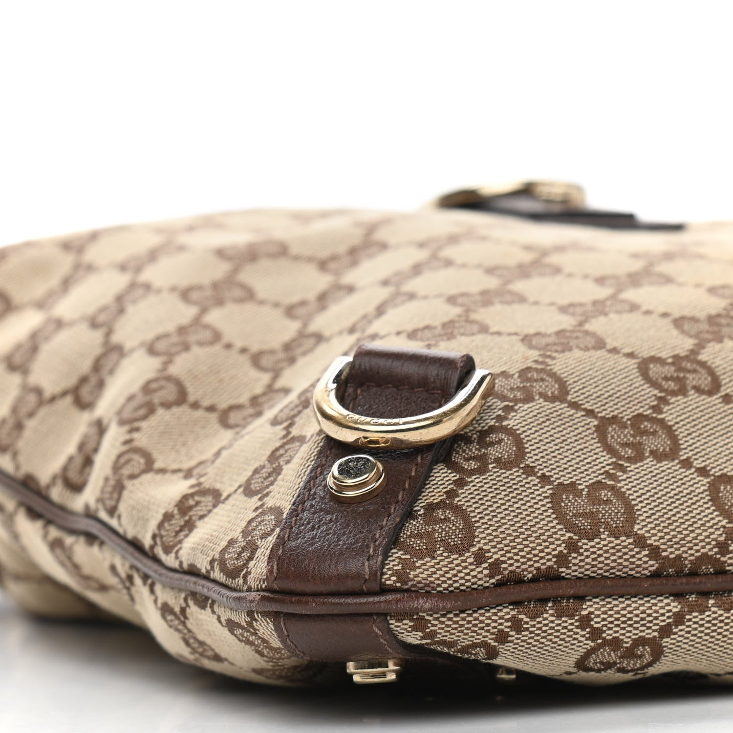 Gucci Monogram Abbey Messenger Bag Dark Brown 8 of 11