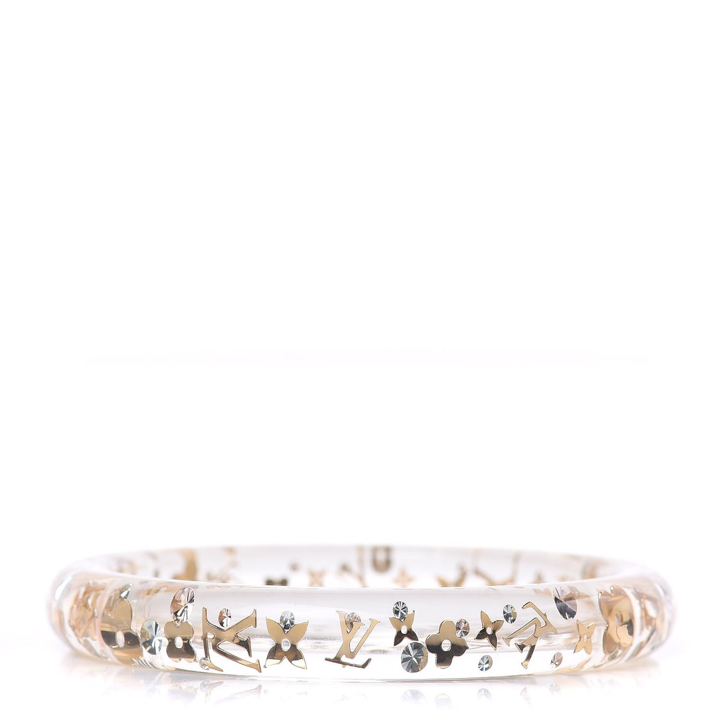 Resin Swarovski Small Inclusion Bracelet PM Transparent