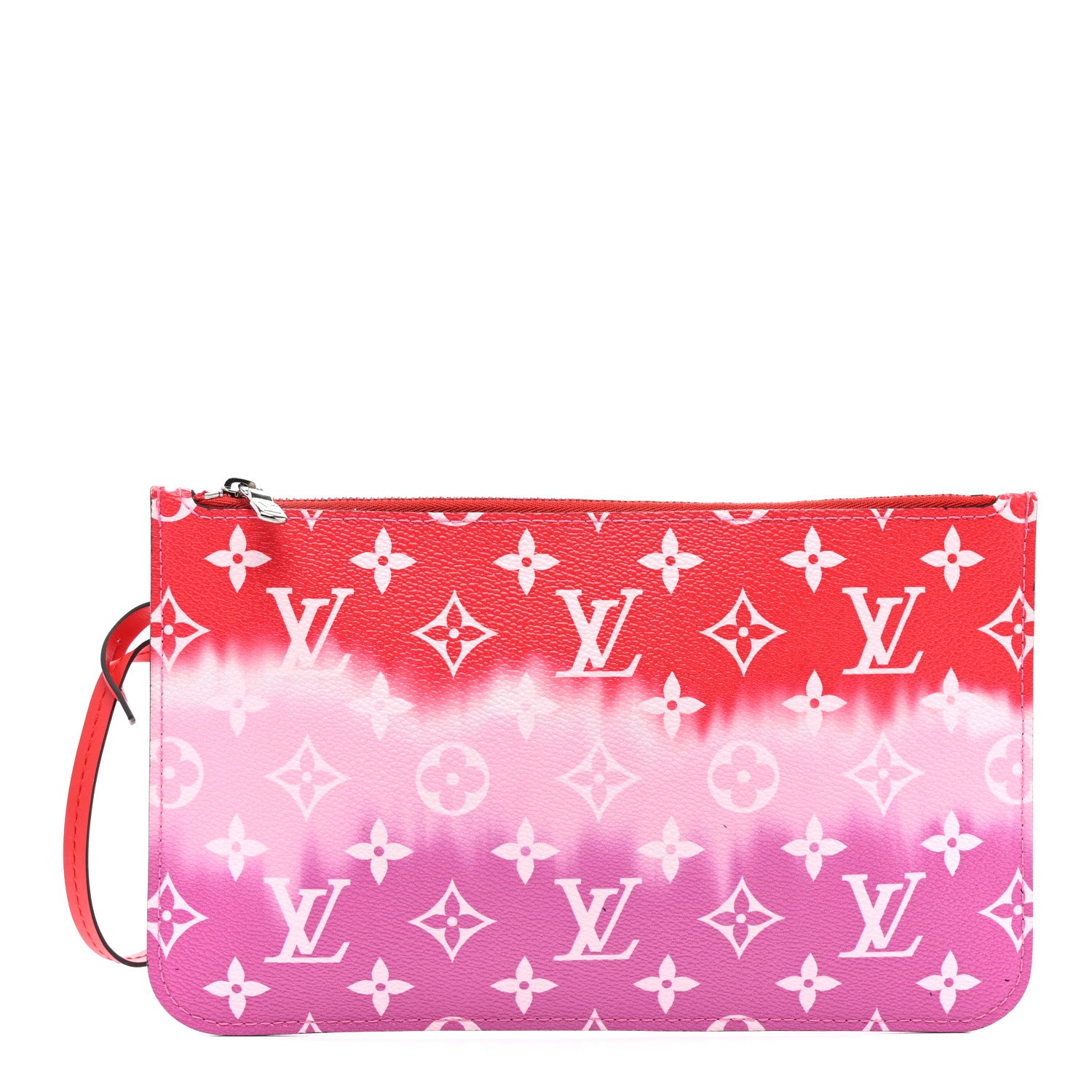Louis Vuitton Monogram Escale Neverfull MM GM Pochette Rouge 1 of 6