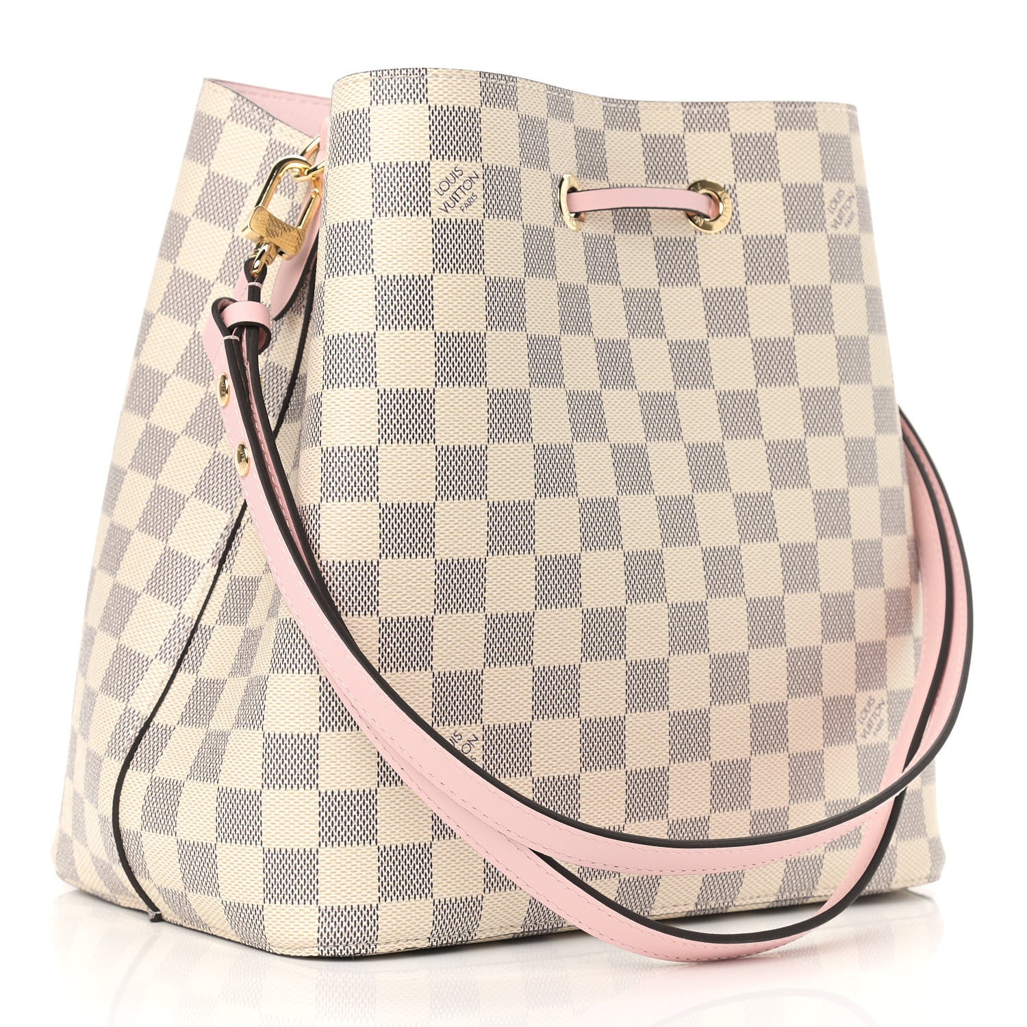 Louis Vuitton Damier Azur Neonoe MM Eau De Rose 3 of 8