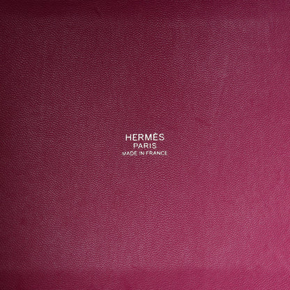 Hermes Ostrich Picotin Lock 18 Rose Pourpre 6 of 10