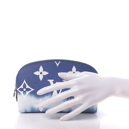 Louis Vuitton Monogram Giant Escale Cosmetic Pouch Blue 2 of 6