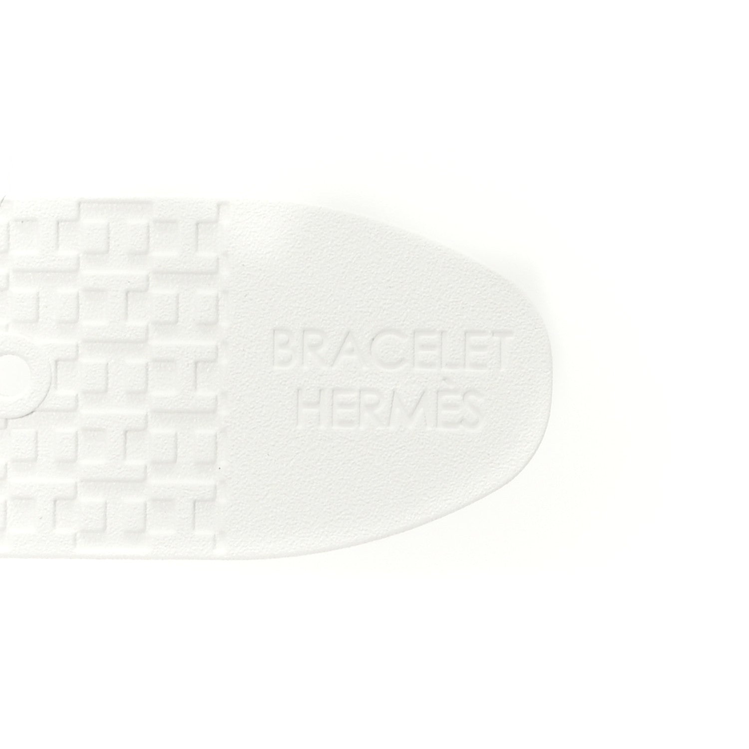 Hermes Rubber 36mm Large Cut Single Tour Band White 3 of 5